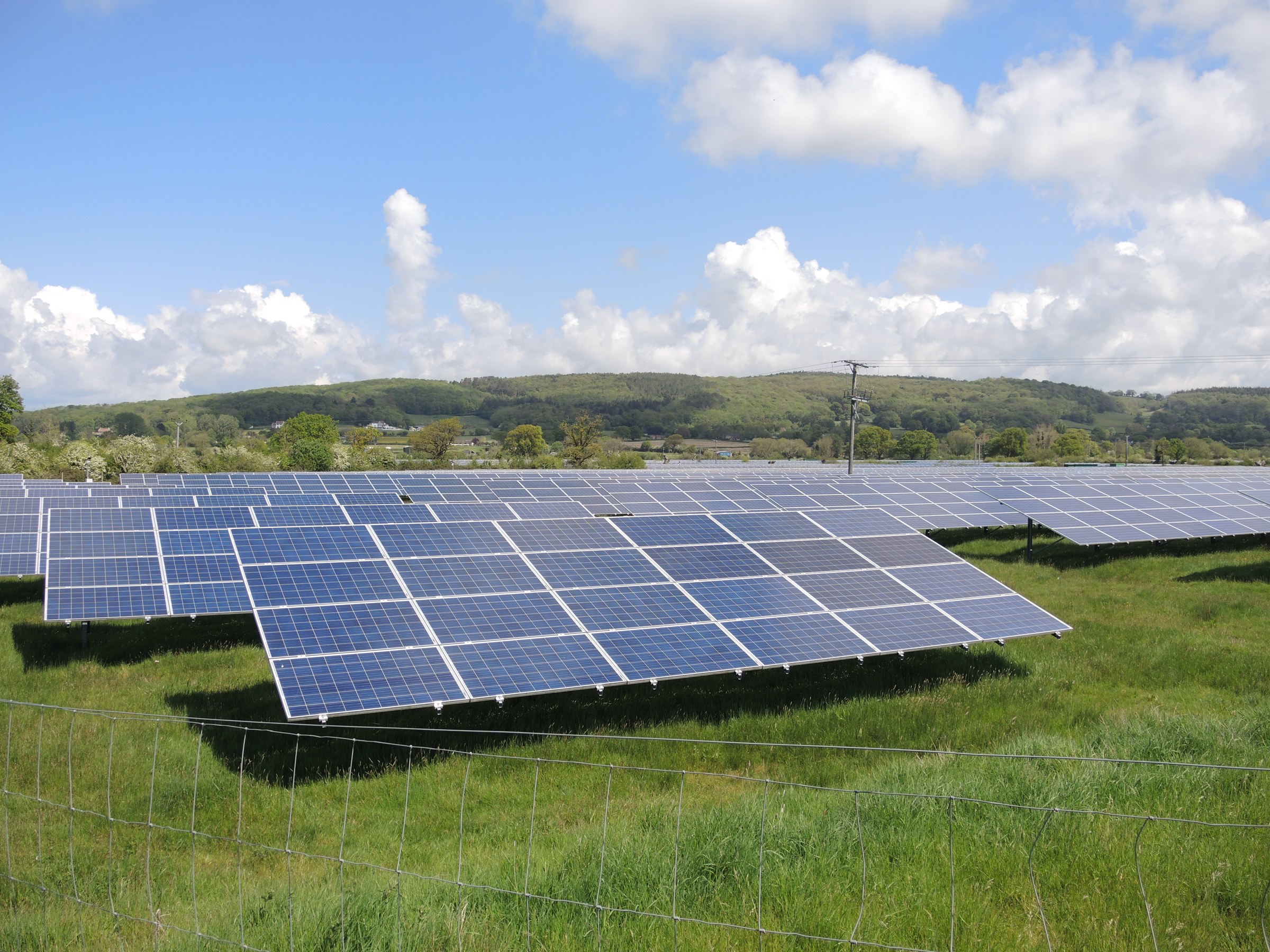 Ground-mount array, Mid Devon